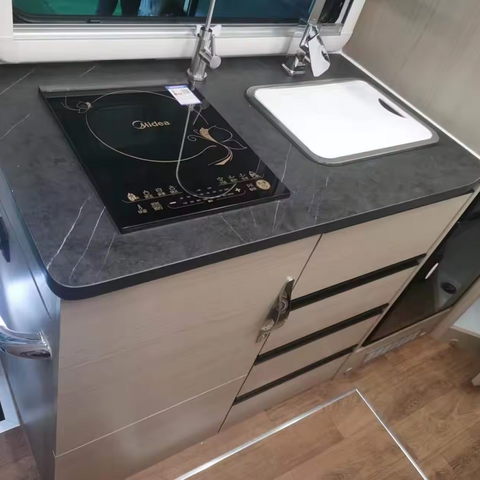 Wholesale Custom Aluminum Recreational Vehicle RV With Drawers Shower Cabinet For Caravan Motorhome