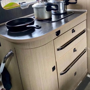 RV Custom Kitchen Accessories Waterproof Lightweight Aluminum Kitchen Cabinet 