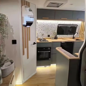 Luxury Lightweight Waterproof rv kitchen cabinet New modern camper van trailer motorhome aluminium rv furniture 