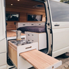 American cooking aluminum Caravan rv furniture with drawers Multifunction storage rv kitchen cabinet