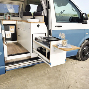 Factory Outlet Caravan rv kitchen cabinet with drawers waterproof Lightweight rv furnishings
