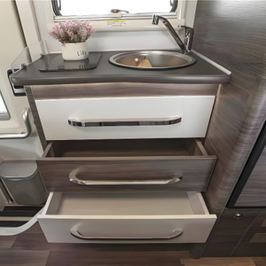 Rv Furniture Customized Aluminum Camper Kitchen Cabinet with Multi-layer Drawers Durable