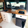 Factory waterproof rv aluminum kitchen multi-function lightweight storage caravan furniture