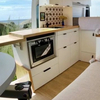 High quality RV kitchen cabinets multi-layer drawers Mobile home aluminum furniture camper accessories