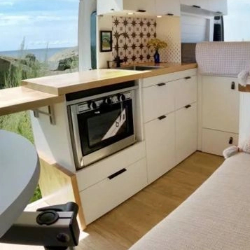 High quality RV kitchen cabinets multi-layer drawers Mobile home aluminum furniture camper accessories
