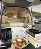 Modern Design caravan aluminum rv customized bed Storage lightweight vw sprinter van rv bed
