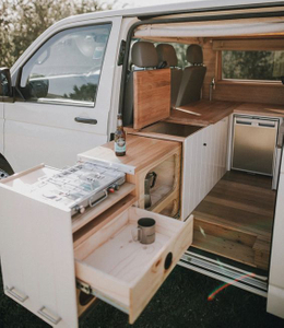 Custom RV Kitchen Cabinet Shrinkable Aluminum Outdoor Kitchen Cabinet Camper Furniture