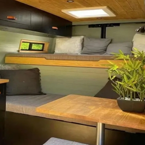 Hot Sale RV Motorhome Aluminum Space Saving Bed Simple And Durable Recreational Custom Bed