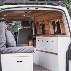Luxury Custom-made caravan camper accessories aluminum lightweight storage vw rv sofa bed 
