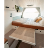 Camper Van Standard Bed Aluminum RV Bed with Retractable Table