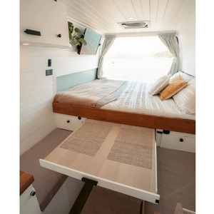 Camper Van Standard Bed Aluminum RV Bed with Retractable Table