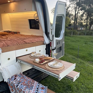 Modern design aluminum RV bed lightweight aluminum honeycomb panel camper furniture