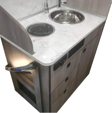 Customized Waterproof aluminium honeycomb panel kitchen cabinet camper van lightweight storage cabinet