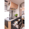 High-end Design RV Aluminum Kitchen Cabinet Aluminum Furniture Multi-functional Cabinet Durable