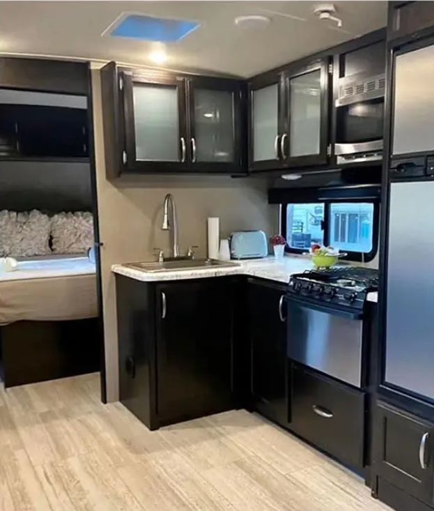 trailer kitchen cabinet