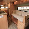 Cost-effective waterproof fireproof camper bed aluminum lightweight RV caravan sofa bed 
