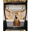 Practical Mobile Home Aluminum Seats with Storage Cabinets Lightweight RV Furniture
