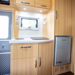 Modern European camping hiking vw conversion kitchen cabinets lightweight aluminum caravan rv furniture