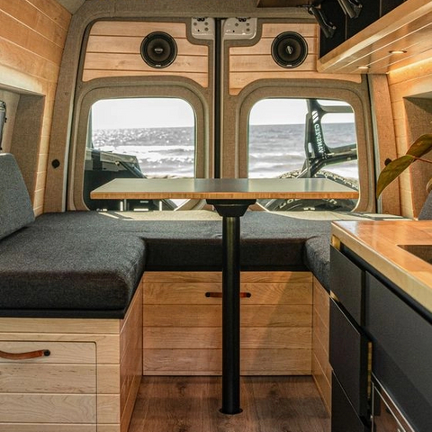 multi-functional Personal custom RV sofa bed storage aluminum sprinter van motorhome rv customized bed 