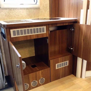 Modular Designs fireproof aluminium rv kitchen cabinets multi-function design waterproof caravan funiture