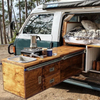 New Design recreational storage aluminum rv sofa bed lightweight custom caravan sprinter van rv kitchen cabinet