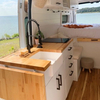 Multi-functional RV kitchen cabinet with sink storage space-saving aluminum motorhome caravan RV furniture
