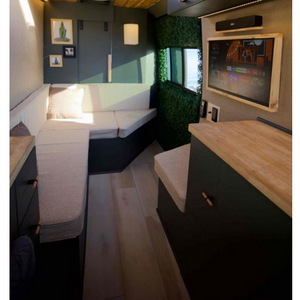 Aluminum Honeycomb Panel Customized RV Seat Lightweight RV Seat with Cabinet