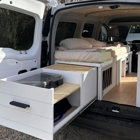 High-end Lightweight Aluminum RV Sofa Cabinet Camping Car Outdoor Kitchen Cabinet