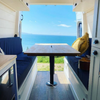 Motorhome Lifting Table Aluminum RV Electric Lifting Table High Quality Aluminum Camper Van Table