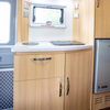 Modern European camping hiking vw conversion kitchen cabinets lightweight aluminum caravan rv furniture