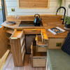 Custom-made all aluminum RV kitchen cabinet waterproof composite rv furniture