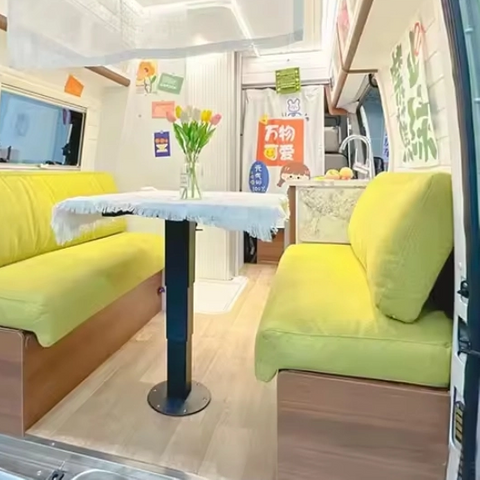 RV Caravan Multi-function Sofa Cabinet Lightweight Aluminum Sofa Cabinet Motorhome Accessories For Sale