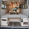 Hot sale aluminum lightweight RV furniture aluminum waterproof fireproof caravan sofa bed