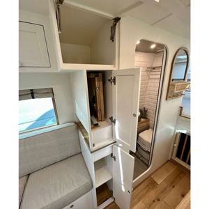 Durable Aluminum RV Cabinet Aluminum RV Wardrobe Large Capacity Camper Cabinet Lightweight