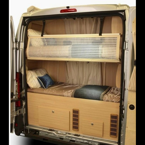 Modern Style Camper Van Bunk Beds Lightweight Aluminum Furniture RV Accessories