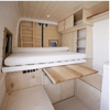 Lightweight Aluminum RV Furniture RV Queen Bed with Extended Table under Bed