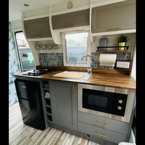 Customizable Multifunctional Cabinet Aluminum Camper Kitchen Cabinet RV Furniture