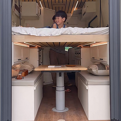 Modern style Lightweight aluminum rv camper sofa other camping RV motorhome camper pull out sofa