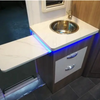 RV multi-function lightweight aluminum kitchen cabinet hot sale waterproof rv furniture