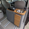High-end custom lightweight RV furniture aluminum honeycomb sprinter van RV kitchen cabinets
