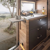 Best-selling zero formaldehyde RV kitchen cabinet multi-layer drawer storage space aluminum camper furniture accessories