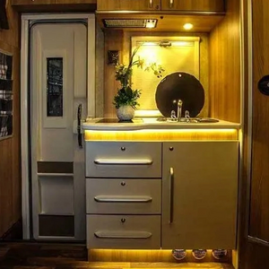 Hot sale customized rv kitchen storage cabinet caravan motorhome rv aluminum cabinet