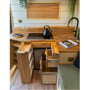  Customized RV Cabinet Multi-functional Aluminum Camper Kitchen Cabinet
