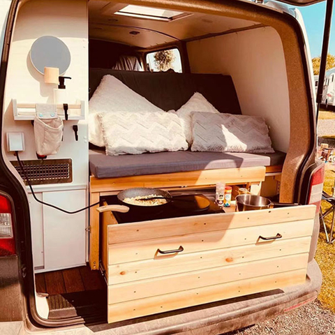 Modern Waterproof Lightweight rv customized bed Camper motorhome rv aluminum cabinet