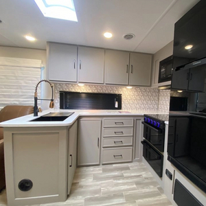 Mobile Home Aluminum Kitchen Cabinet Lightweight RV Furniture Wholesale