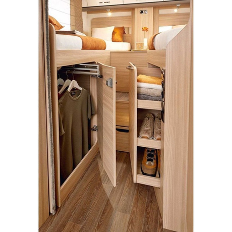  Aluminum RV Wardrobe Camper Bed with Cabinet Strong And Durable