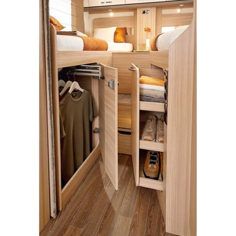  Aluminum RV Wardrobe Camper Bed with Cabinet Strong And Durable