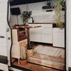 New Professional aluminum toyota sprinter van RV custom furniture lightweight fireproof camper rv kitchen cabinets