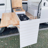Multi-functional space saving RV kitchen cabinet lightweight aluminum rv interior accessories