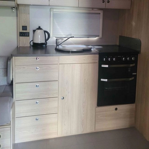 High Quality Aluminum RV Kitchen Cabinet Light RV Furniture Is Waterproof And Fireproof